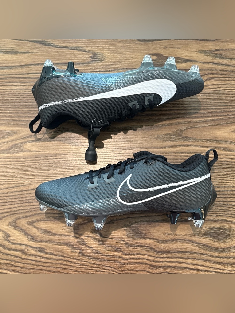 Size 10.5 Wide Nike Vapor Edge Speed 360 2 Detachable Black Cleats FJ7093-001